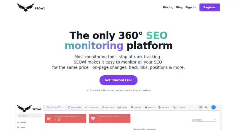 SEOwl's own site