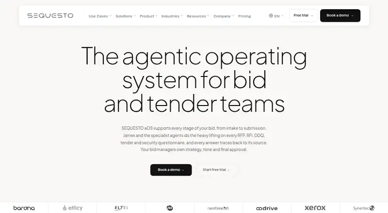 Sequesto's own site