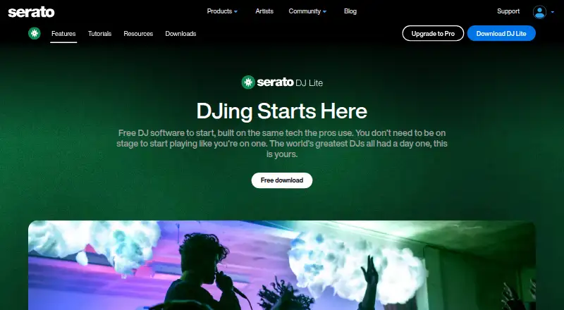 Serato DJ Lite's own site