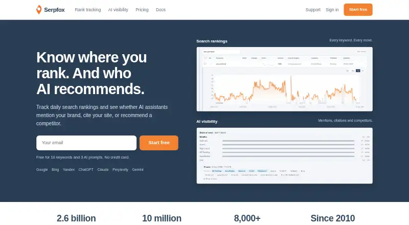 Serpfox's own site