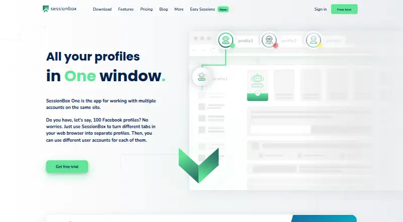 SessionBox's own site