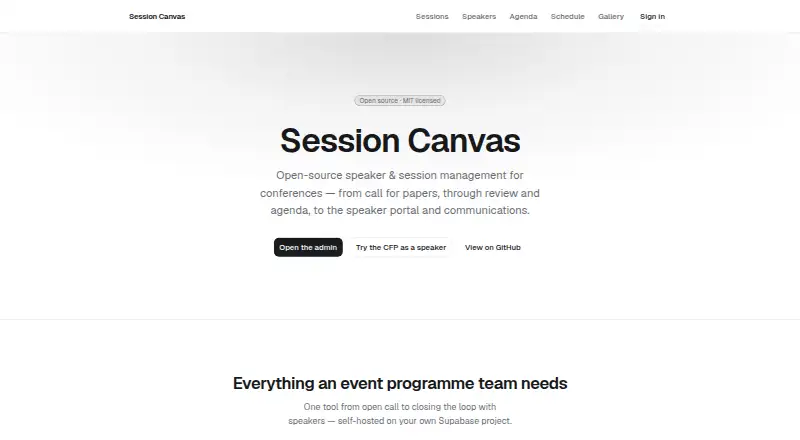 Session Canvas's own site