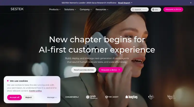 SESTEK Quality Management's own site