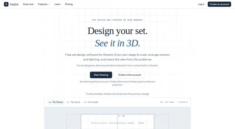 Setplot's own site