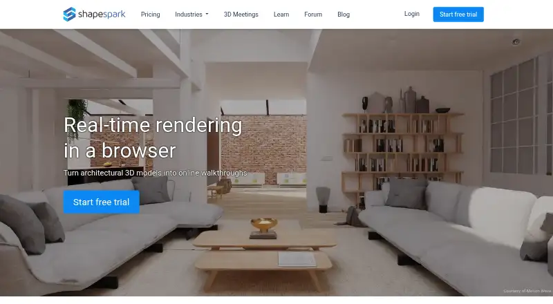 Shapespark's own site