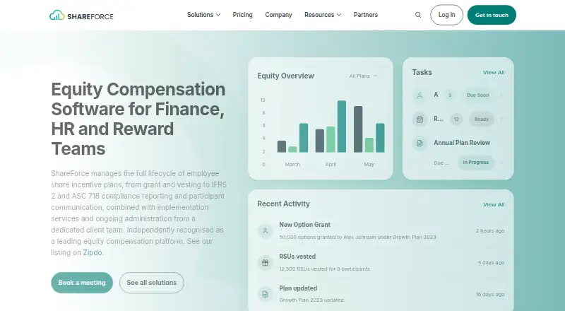 ShareForce's own site