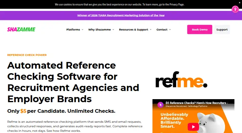 Refme's own site