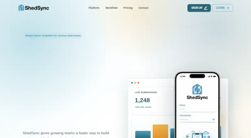 ShedSync's own site