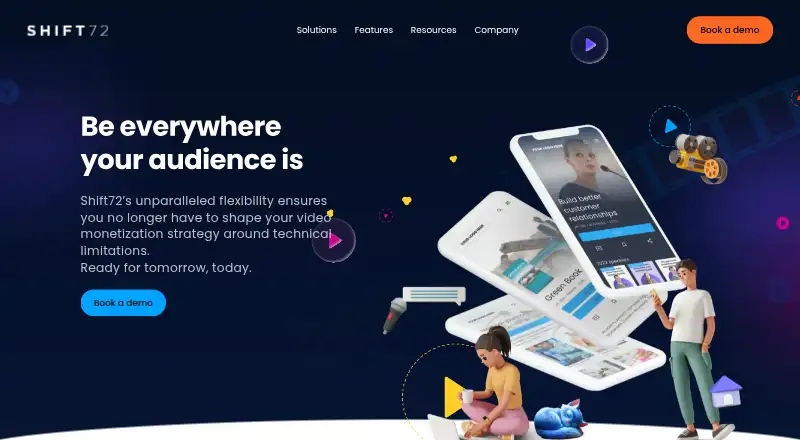 Shift72's own site