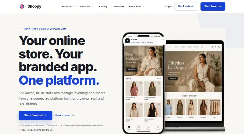 Shoopy's own site