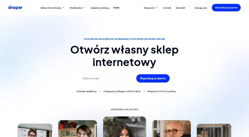 Shoper's own site