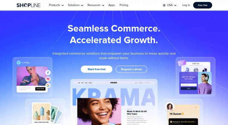 SHOPLINE's own site