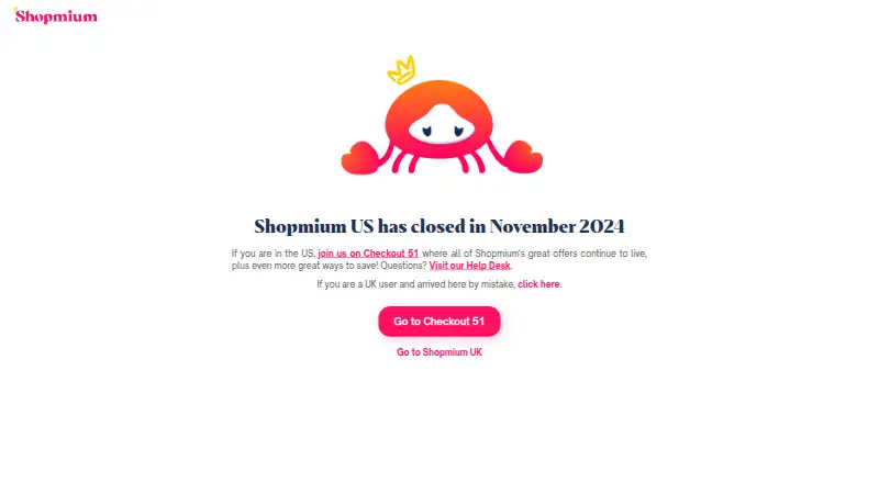 Shopmium's own site