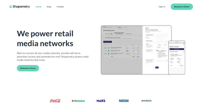 Shopometry's own site