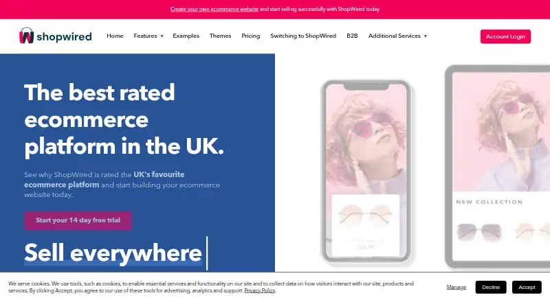 ShopWired's own site