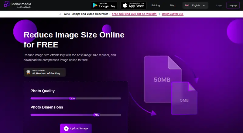 Shrink.media's own site