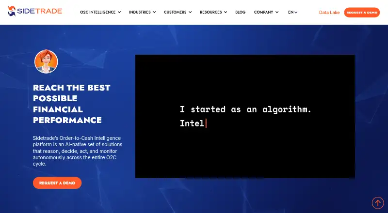 Sidetrade's own site