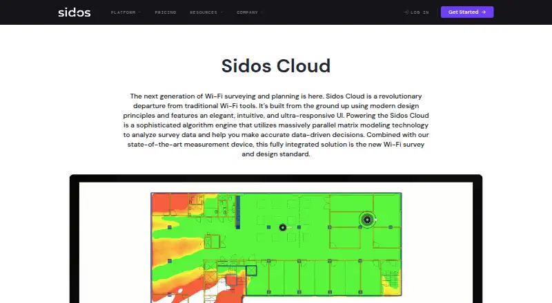 Sidos Cloud's own site