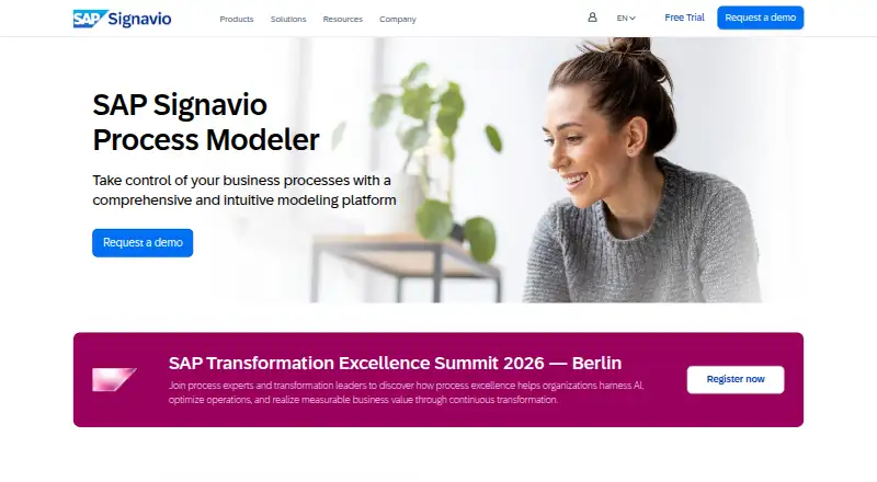 SAP Signavio Process Modeler's own site