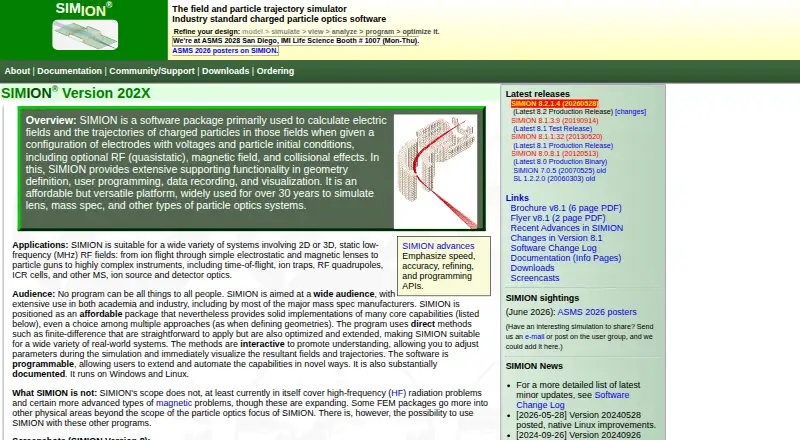 SIMION's own site