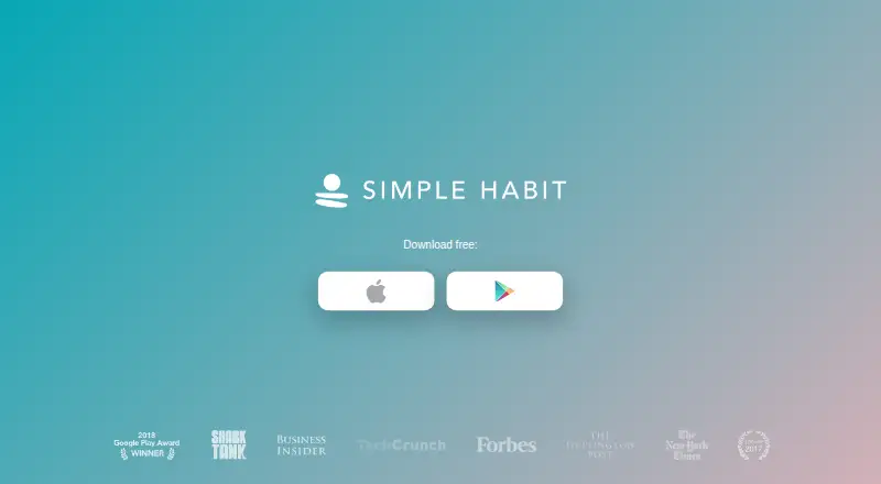 Simple Habit's own site