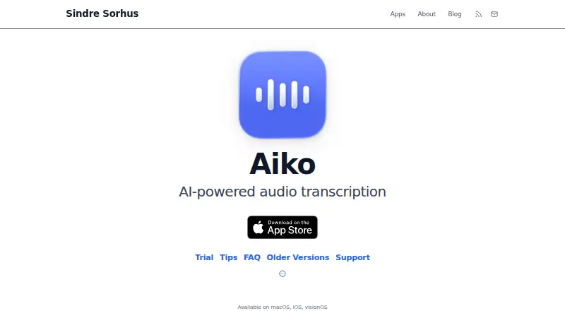 Aiko's own site