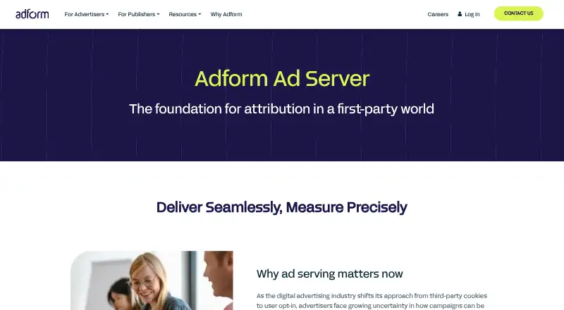 Adform Ad Server's own site