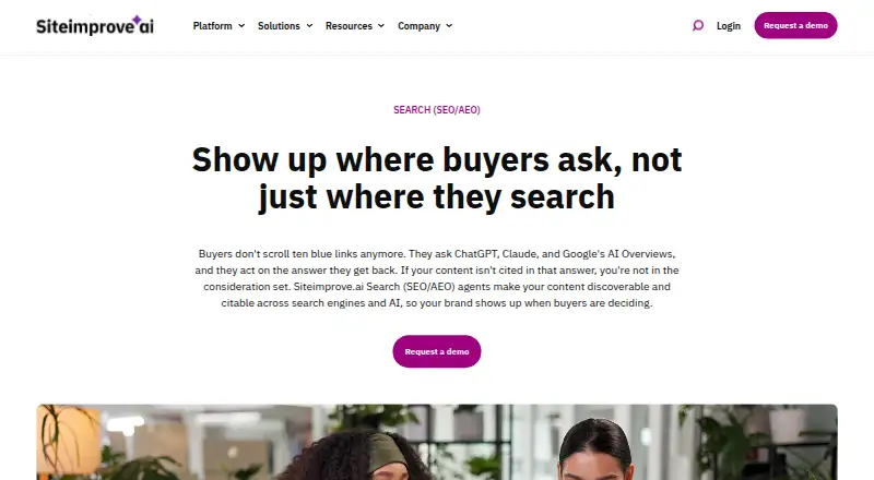 Siteimprove SEO's own site