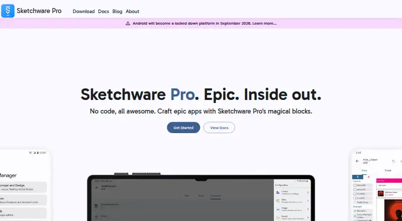 Sketchware Pro's own site