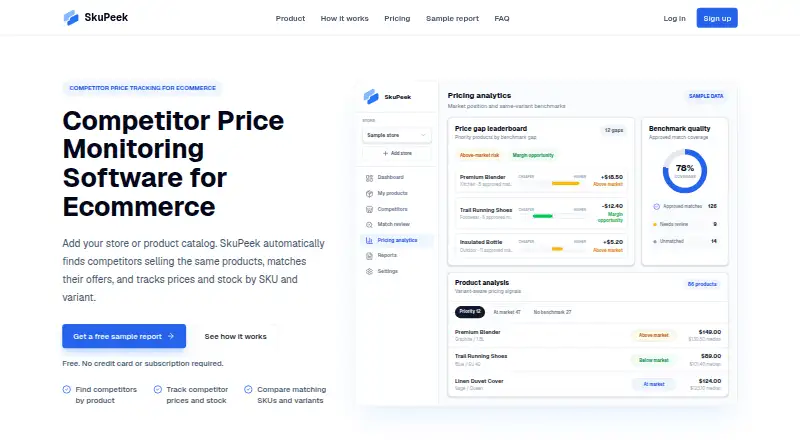 SkuPeek's own site