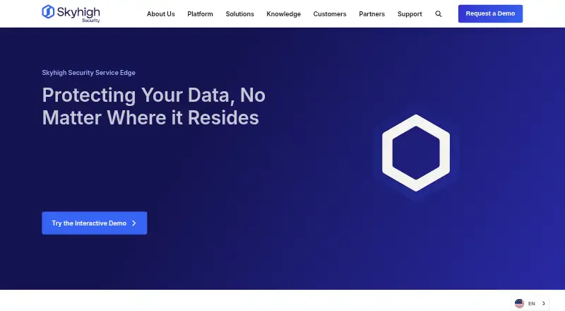 Skyhigh Security Service Edge's own site
