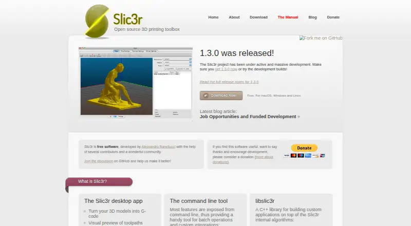 Slic3r's own site