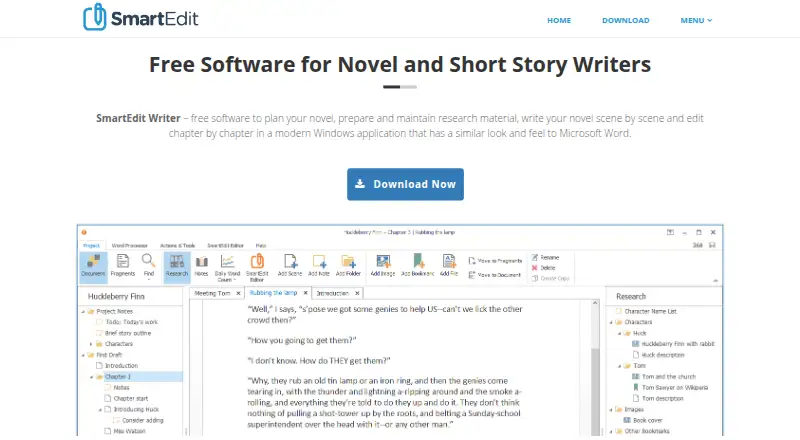 SmartEdit Writer's own site