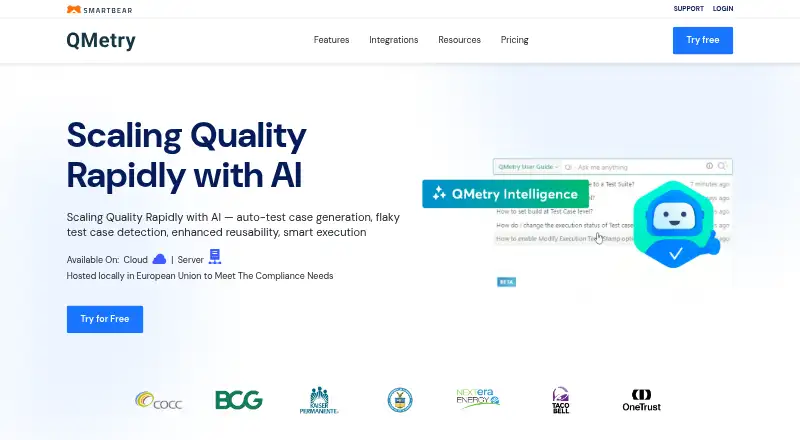 QMetry Test Management's own site
