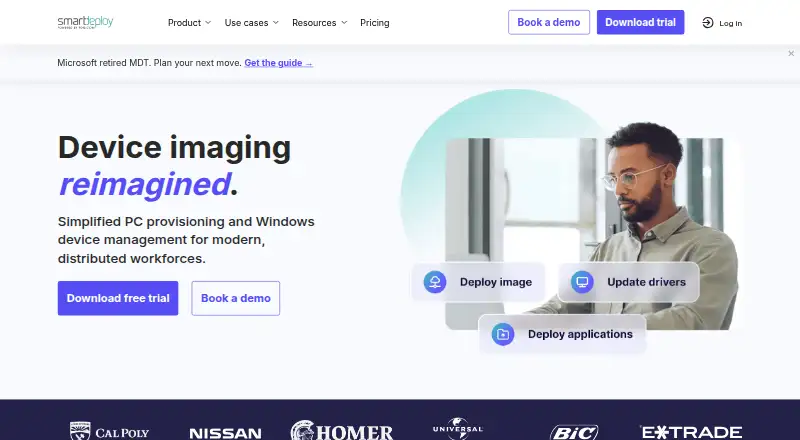 SmartDeploy's own site