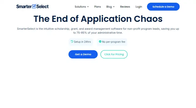 SmarterSelect's own site