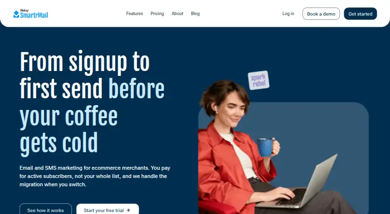 SmartrMail's own site