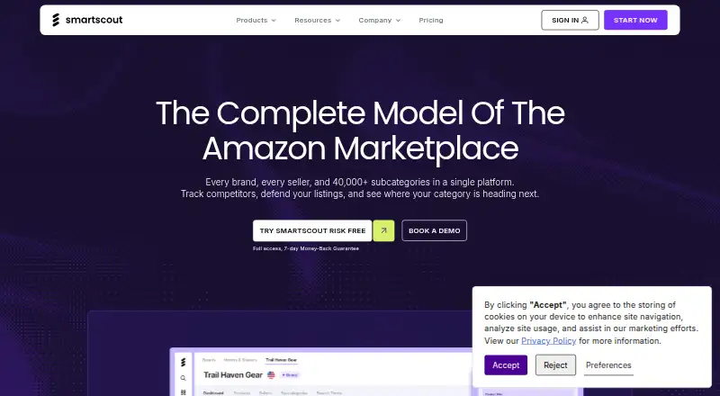 SmartScout's own site