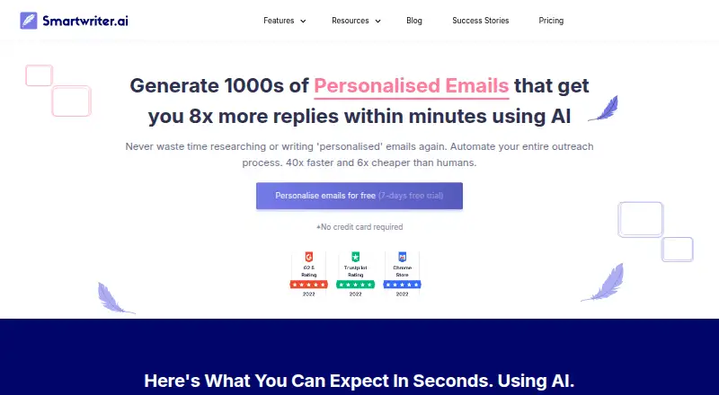 SmartWriter's own site