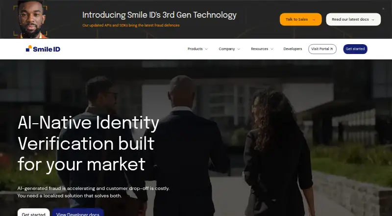 Smile ID's own site