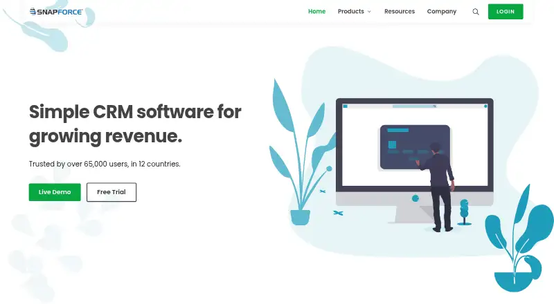 Snapforce CRM's own site