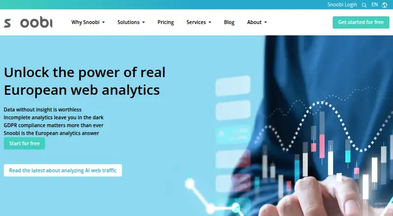 Snoobi Analytics's own site