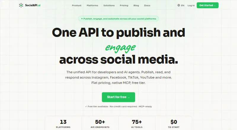 SocialAPI.ai's own site