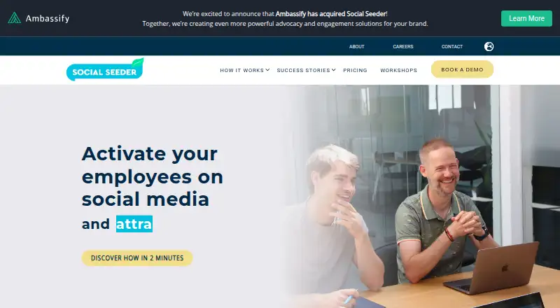Social Seeder's own site