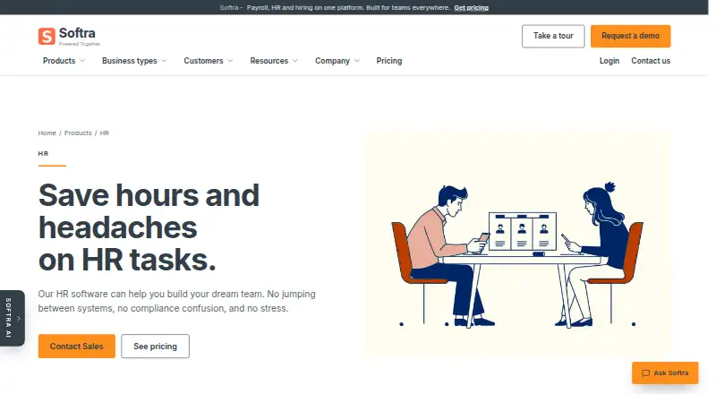 Softra HR's own site