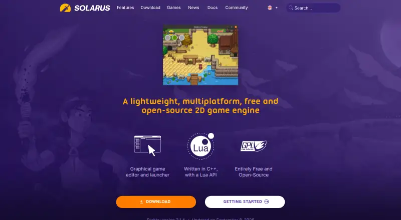 Solarus's own site