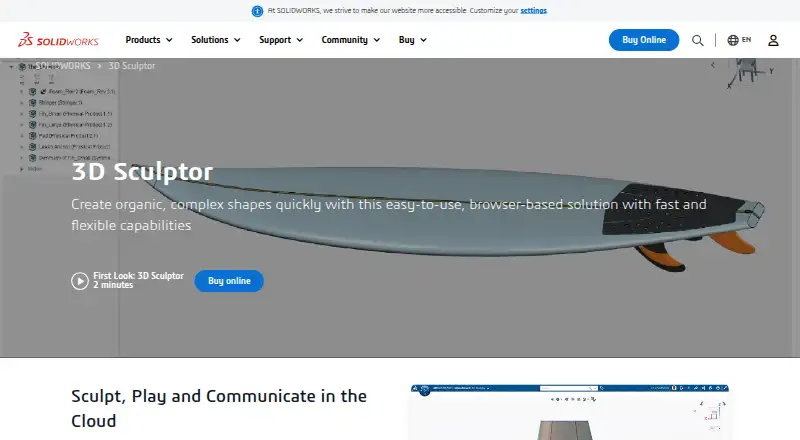 3D Sculptor's own site