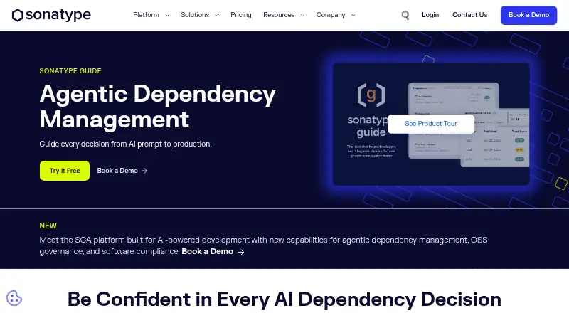 Sonatype Guide's own site