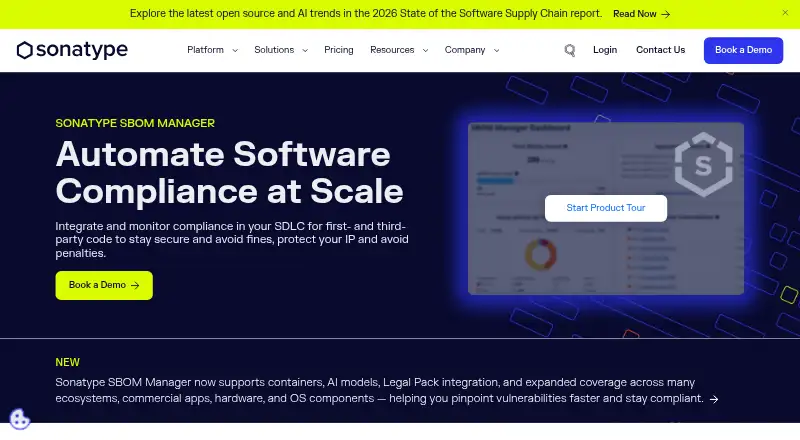 Sonatype SBOM Manager's own site