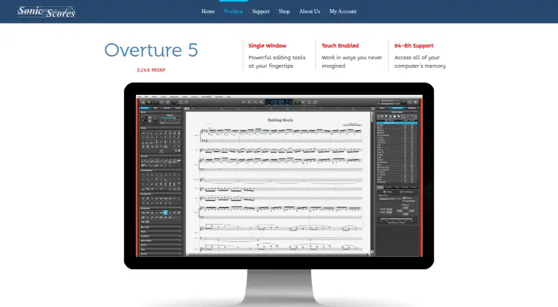 Overture's own site